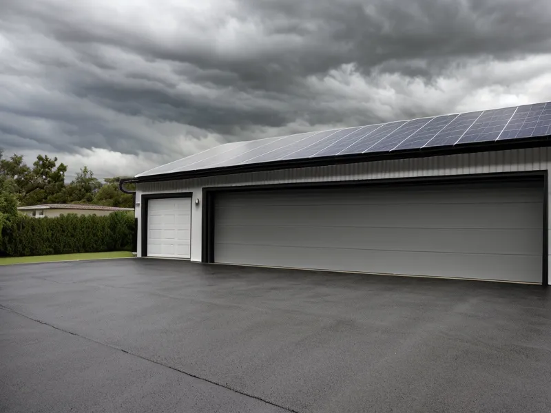 Battery management system display monitoring a home battery backup built for energy independence