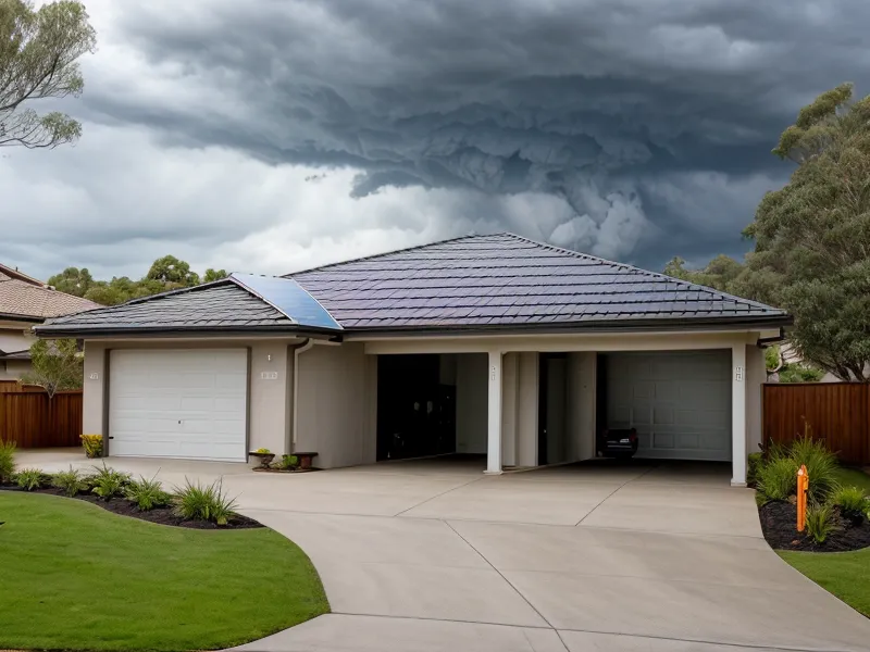 Backup power and hurricane preparedness setup for a Houston-area home office during a blackout