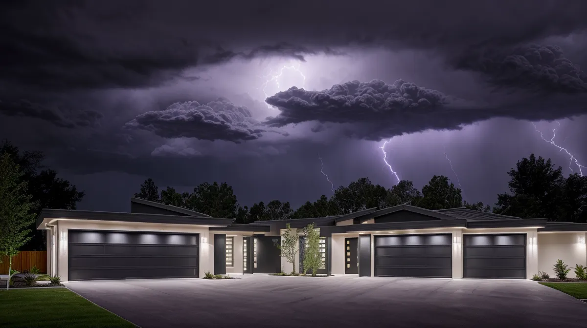 Emergency power setup for a Houston-area family home preparing for hurricane season