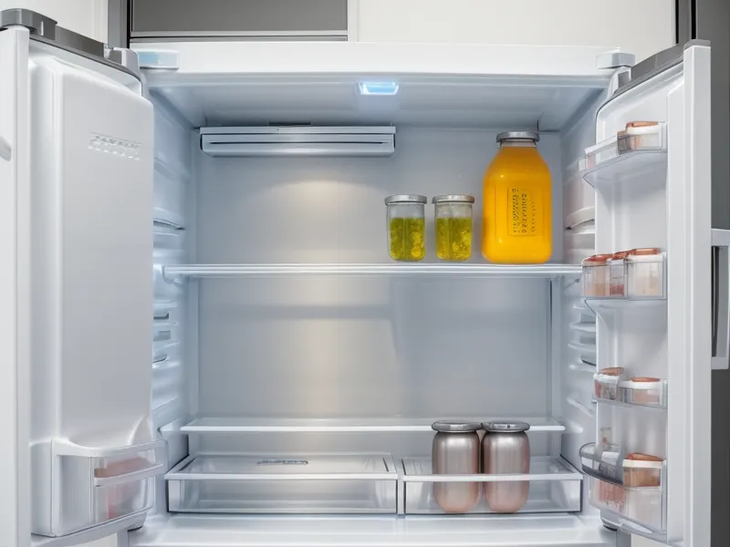 A medical-grade insulin fridge staying cold on DIY backup power during a family's emergency power test