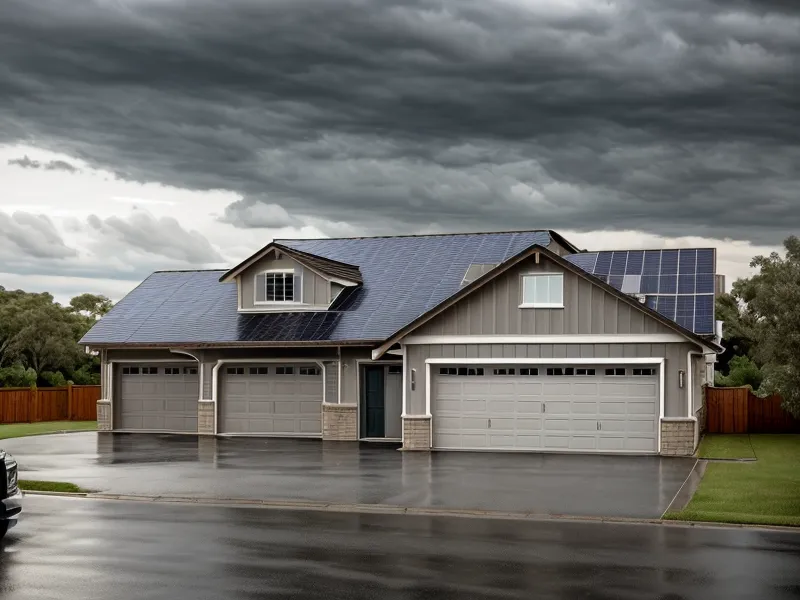 Hybrid emergency backup power setup built for hurricane preparedness in a Houston-area home