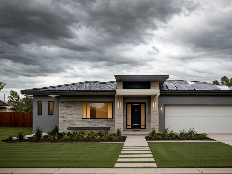 Hybrid home energy system pairing a silent battery station with a gas generator for hurricane preparedness
