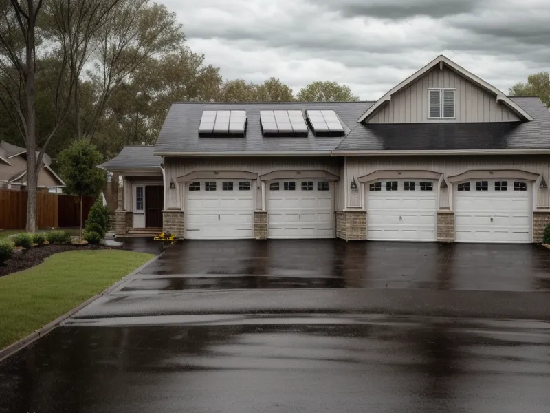 Budget backup generator setup for hurricane season home energy security in a Houston-area garage
